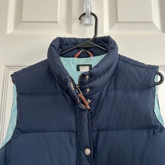 J. Crew Jackets & Coats J Crew Down Vest Womens Large Navy Puffer
